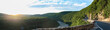 Panorama of the Upper Delaware River at Hawk's Nest