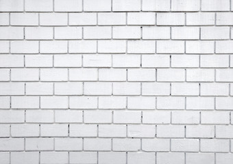 white retro brick wall