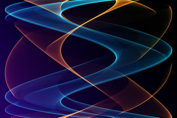 Leinwandbilder - Digital wave wallpaper