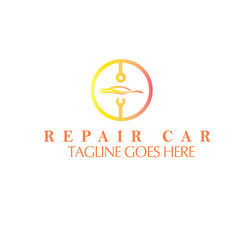 Wall Mural - Repair Car Logo Automobile