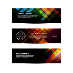 Wall Mural - set of abstract square banner background templates in vector format, for your promotional need, camp