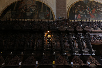 Coro del Templo de la Merced, Cusco, Perú