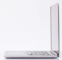 Wall Mural - Perspective view of modern laptop