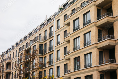 Orange Modern Brick Apartment Building This Stock Photo And Orange Modern Brick Apartment Building