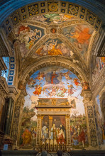 Chapel In The Church Of Santa Maria Sopra Minerva In Rome, Italy.