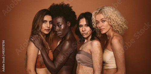 Cuadros en Lienzo Group of diverse women standing together