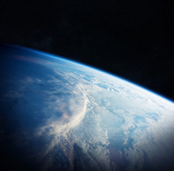 Wall Mural - planet earth view 3d rendering elements of this image furnished by nasa
