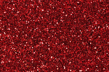 Canvas Print - Saturated red foam (EVA) texture with glitter.