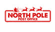 © Wiktoria Matynia - North Pole Post Office rubber stamp vector