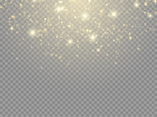 Poster - Glow light effect. Vector Christmas flash Concept.