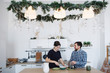 © olgasparrow - young family cooks on the kitchen table