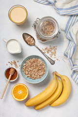 Canvas Print - Ingredients for breakfast