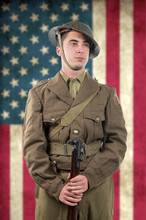 American World War 1 Soldier. 1917-18.