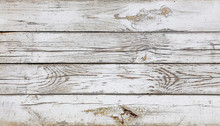 Close Up Background Of White Painted Wooden Planks