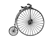 Illustration Of Retro Bicycle