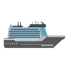 Wall Mural - Luxury cruise ship icon vector illustration graphic design