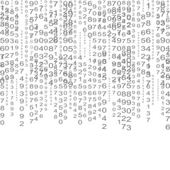 Wall Mural - vector streaming binary code background. data and technology, decryption and encryption, computer ba