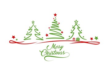 Sticker - Christmas Card Background