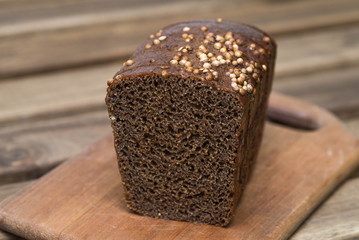 Rye brown bread