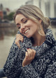 © xo4uphoto - Portrait of beautiful woman in soft cozy sweater