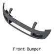 Front bumper icon, isometric 3d style