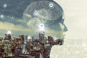 Poster - AI(Artificial Intelligence) concept.