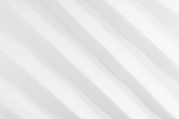 Poster - white abstract rippled smooth background with diagonal lines.
