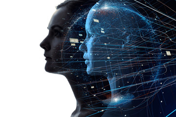 Poster - Mental world of human concept.