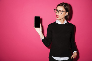 Poster - Portrait of a young beautiful businesswoman