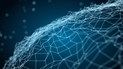 Poster - Abstract network concept 