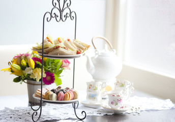 traditional English tea, high tea