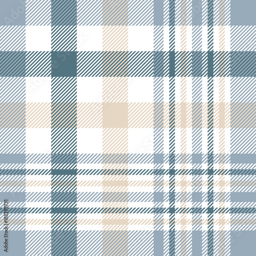 Seamless Tartan Plaid Pattern Traditional Checkered Fabric Print