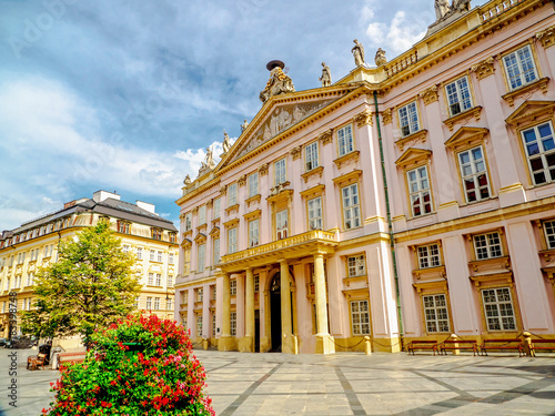 Primate’s Palace in Old Town In Bratislava. Canvas Print