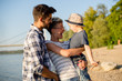 © Jovan - Mom, dad and son having fun on beach