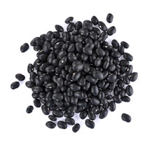 Black Beans Isolated On White Background