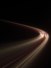 Poster - Abstract red gold and black background texture. Dynamic curves ands blurs pattern. Detailed fractal graphics. Science and technology concept.