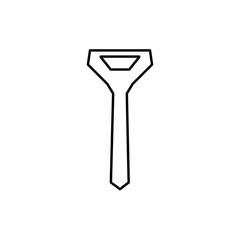 Sticker - tie icon illustration