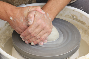 hands of a potter