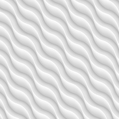 Wall Mural - diagonal white texture of abstract waves
