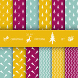Fototapeta Na ścianę - CHRISTMAS PATTERNS SET.
collection of designs with Christmas motifs.