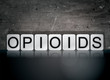 Opioids Concept Tiled Word