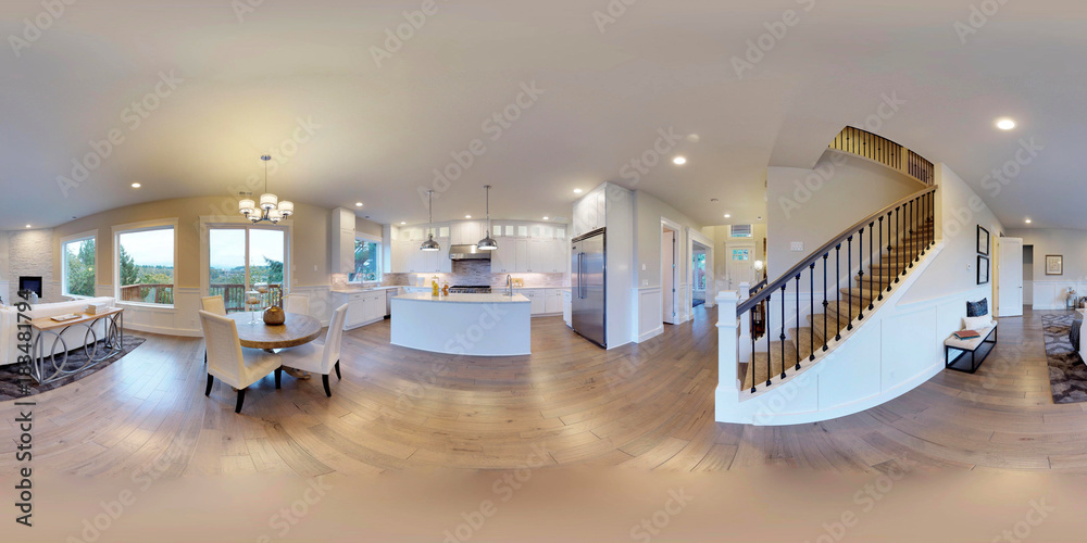 Photo Art Print 3d Illustration Spherical 360 Degrees