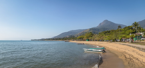 Poster - Panoramic view of Praia do Pereque Beach - Ilhabela, Sao Paulo, Brazil