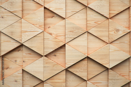 Dekoracja na wymiar  drewno-trojkatne-abstrakcyjne-wielokatne-tlo-z-drewnianego-renderowania-3d