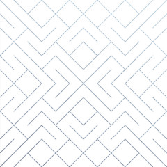 Fototapete - Silver abstract geometric pattern background with glitter mesh texture. Vector seamless ornate geometry pattern of rhombus and metal lines for luxury silver ornate white backdrop design template