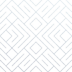 Poster - Silver abstract geometric pattern tile background with glittering mesh texture. Vector seamless pattern of rhombus and metal line nodes for luxury silver geometry backdrop white design template