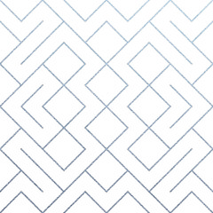 Poster - Silver abstract geometric seamless pattern tile background with glittering mesh texture. Vector pattern of rhombus and metal line nodes for luxury silver geometry backdrop white design template