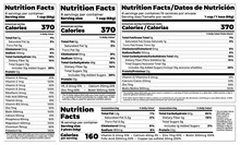Nutrition Facts Label Design Template For Food Content. Vector Serving, Fats And Diet Calories List For Fitness Healthy Dietary Supplement, Protein Sport Nutrition Facts American Standard Guideline