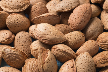 Group of sweet almonds