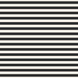 Horizontal stripes vector seamless pattern. Symmetric straight lines texture. Modern abstract geometric striped background. Simple black & white illustration. Repeat design element for decor, prints